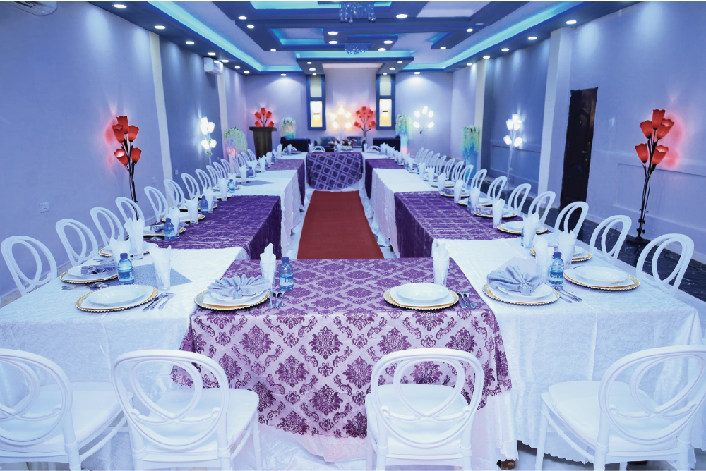 Conference hall setup